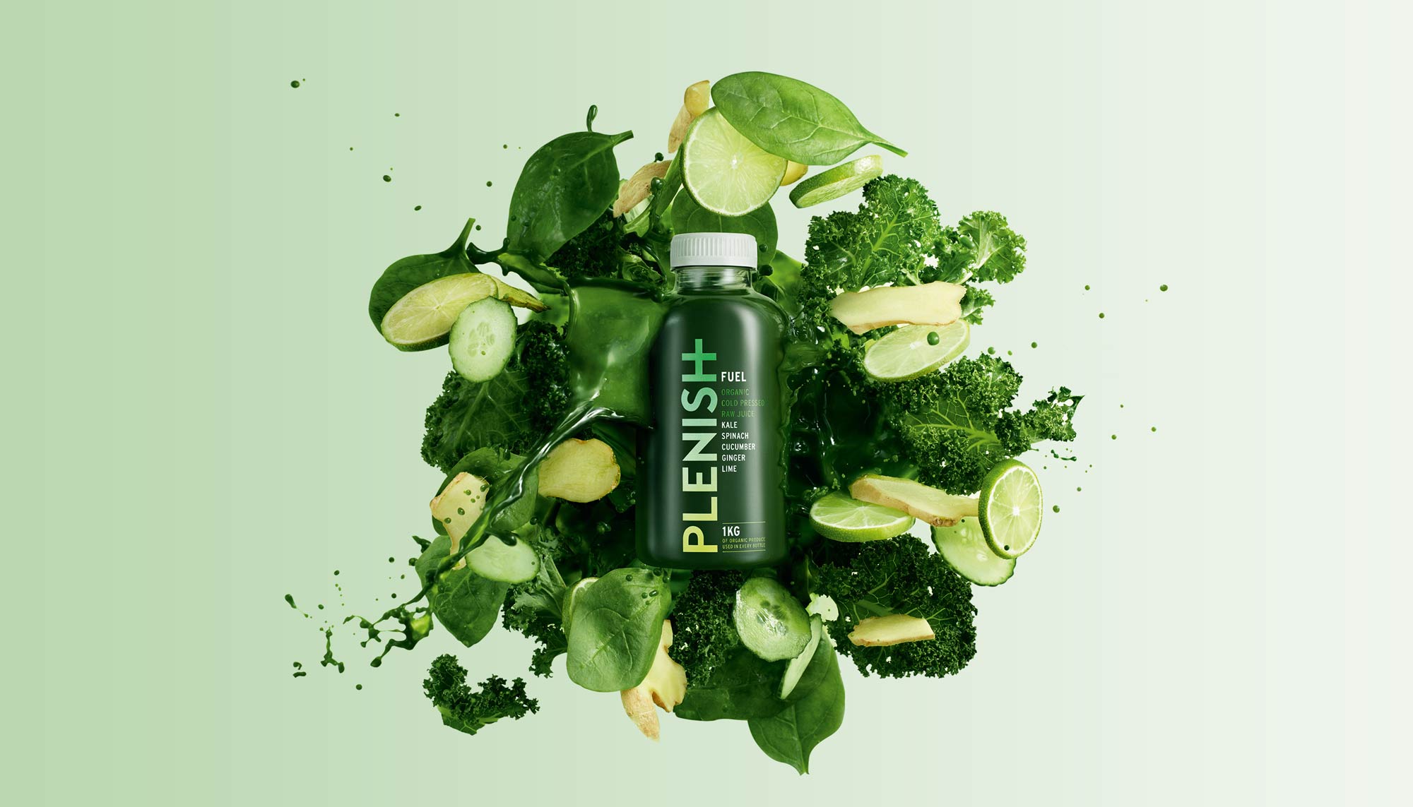 Plenish juice bottle