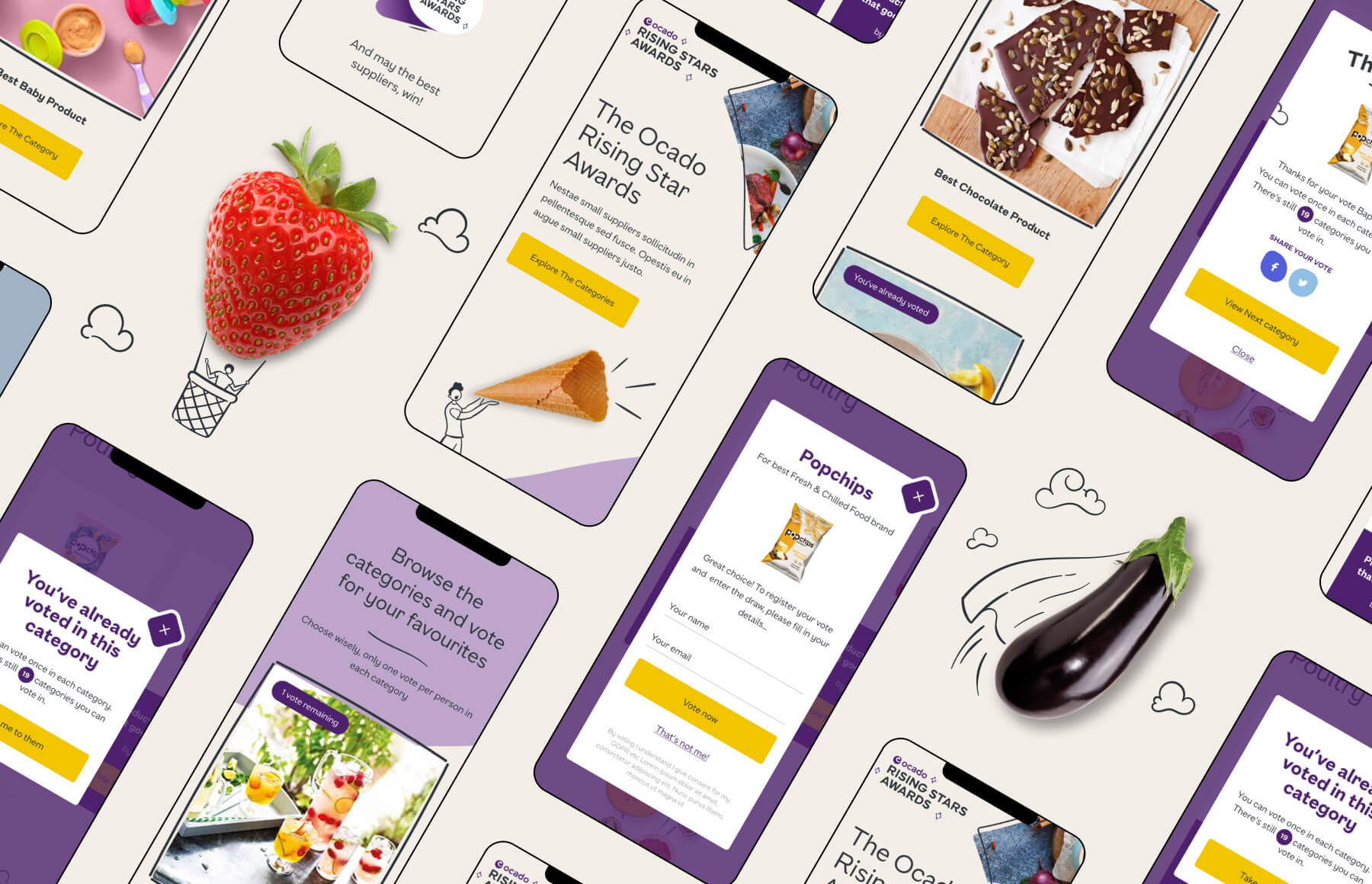 Ocado rising star mobile views