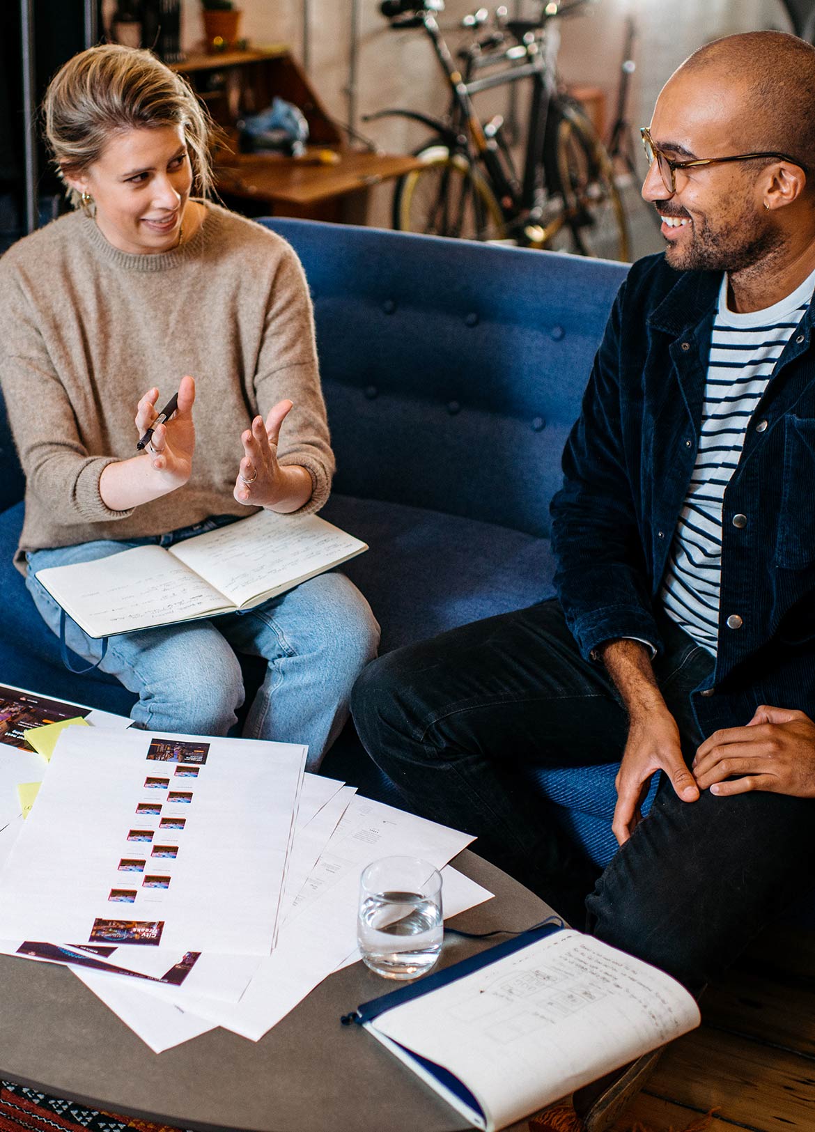 Secret Escapes Visit Britain website being designed by Dark Blue