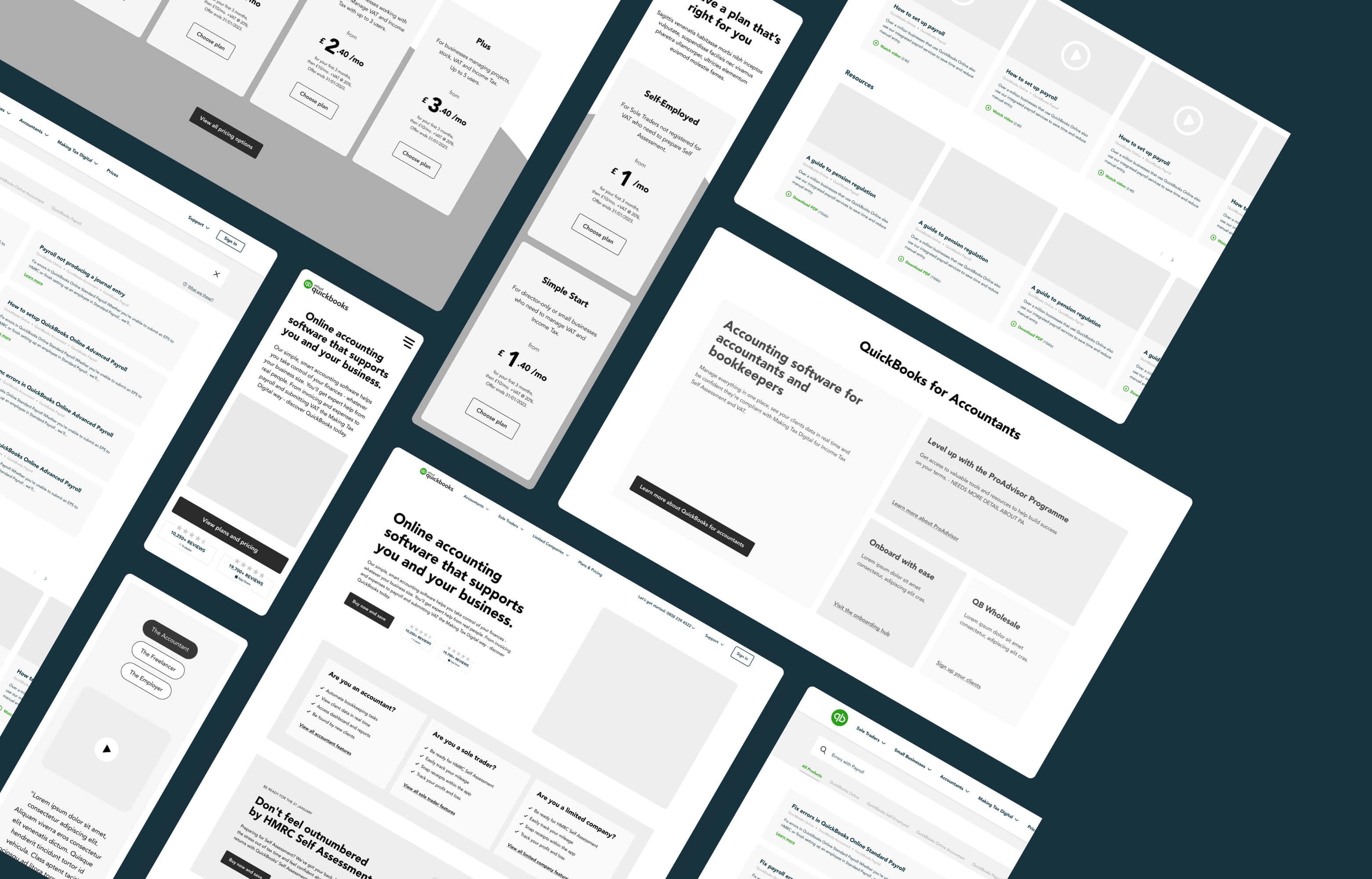 Quickbooks accounting design